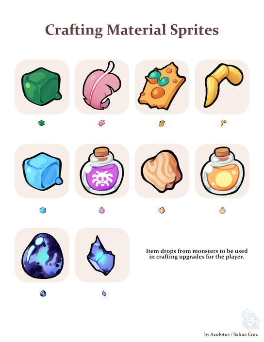 &quot;Item Icons &quot; for PirateSoftware&#39;s Game Jam 15.