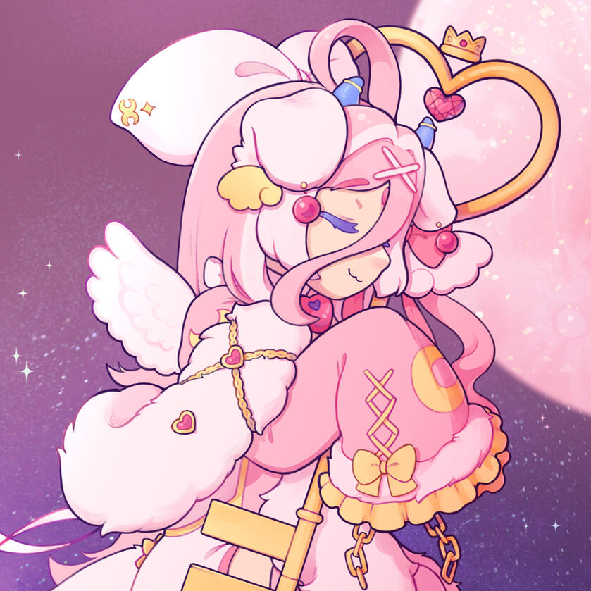 Crop of "Moon Princess" Fanart
